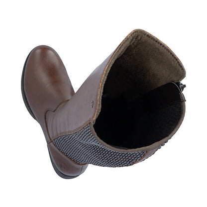 Rieker Z9591-29 Brown Knee High Boots