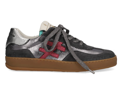 Another Trend A0328016 Ante+Metal Anthracite Silver Plum Trainers