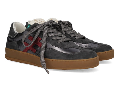 Another Trend A0328016 Ante+Metal Anthracite Silver Plum Trainers