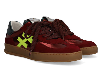 Another Trend A03280B2 Ante+Metal Frambuesa Raspberry Wine Neon Green Trainers