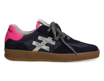 Another Trend A03280D2 Ante+Metal Ocean Navy Silver Pink Trainers