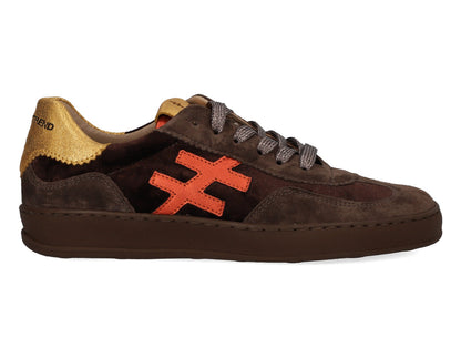 Another Trend A0328103 Ante+Terciopelo Brown, Orange & Gold Trainers