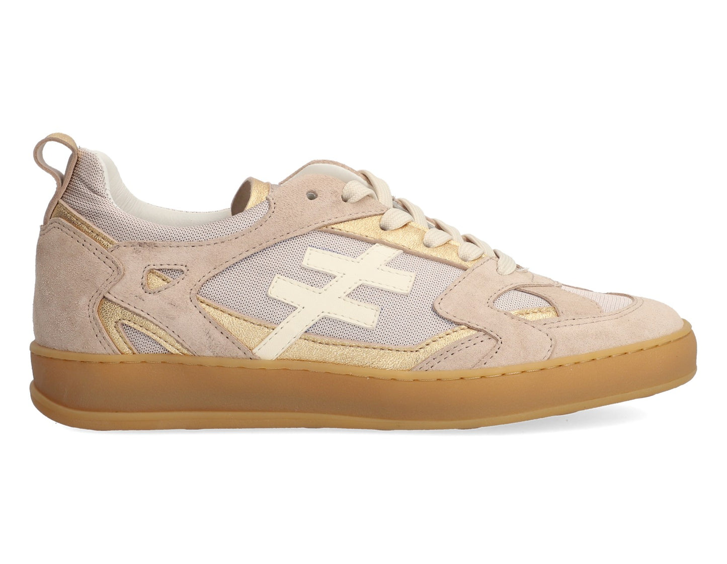 Another Trend A0331106 Baby Silk Beige 7 Gold Mix Trainers