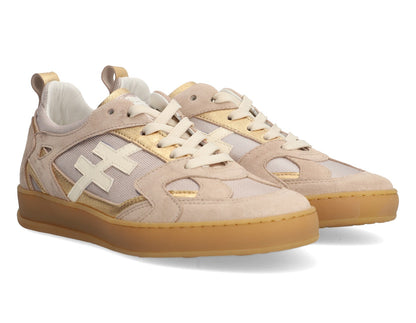 Another Trend A0331106 Baby Silk Beige 7 Gold Mix Trainers