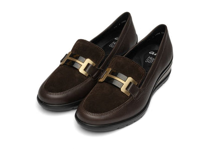Ara 12-50609 13 Zurich 2.0 Cacao Brown H Fit Slip On Shoes