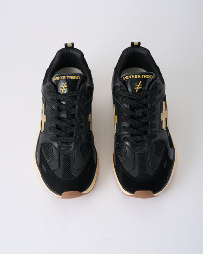 Another Trend A040V405 Black Trainers