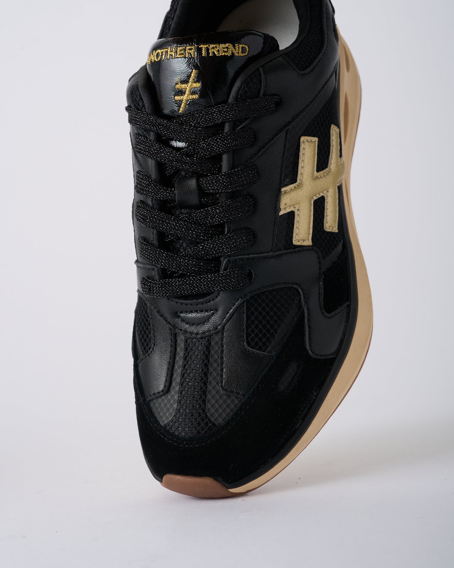 Another Trend A040V405 Black Trainers