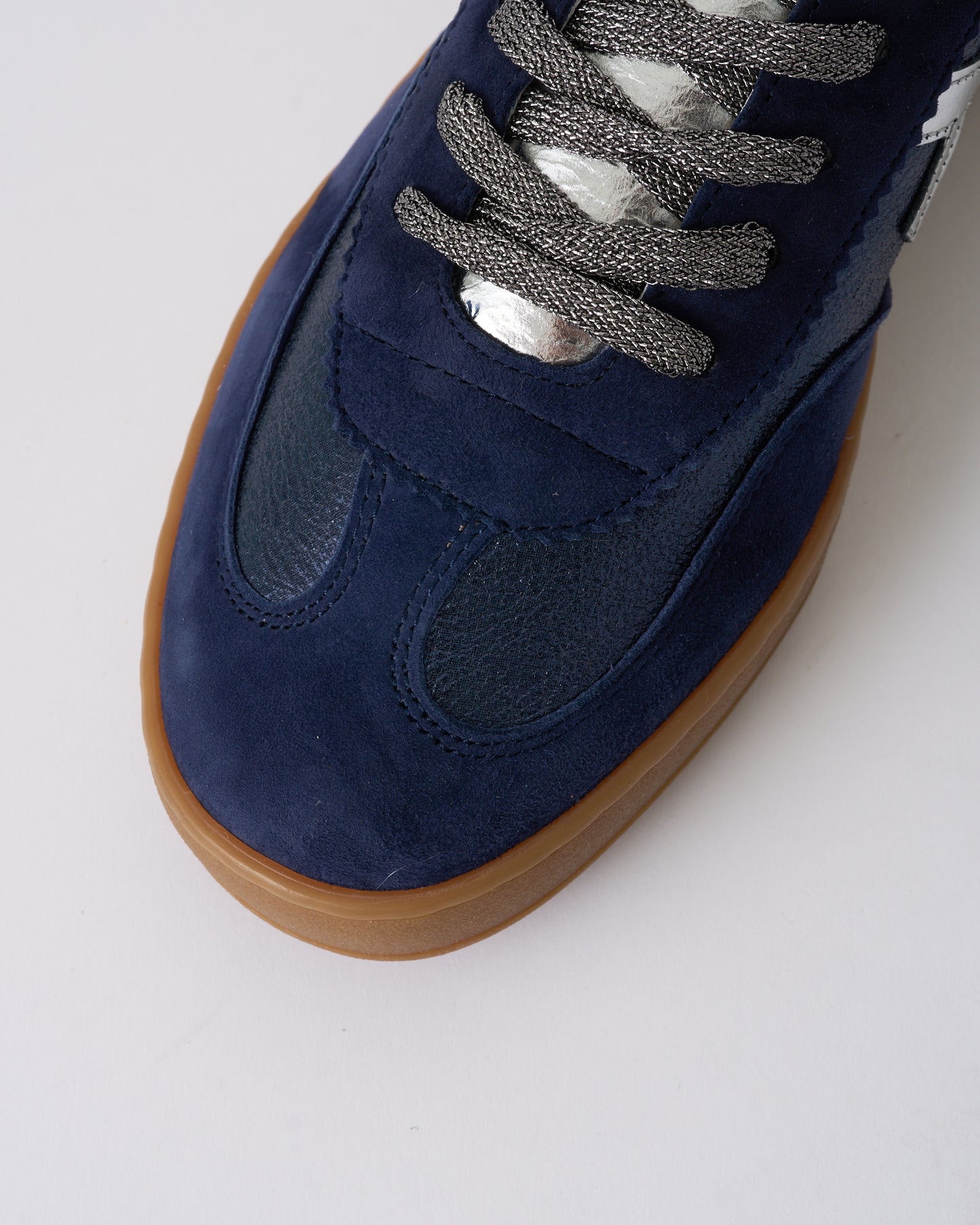 Another Trend A03280D2 Ante+Metal Ocean Navy Silver Pink Trainers