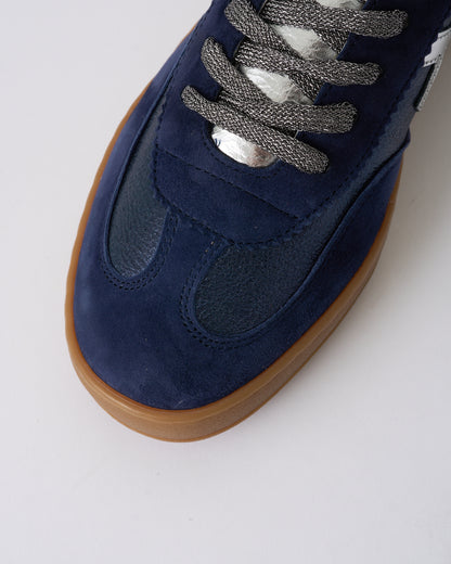 Another Trend A03280D2 Ante+Metal Ocean Navy Silver Pink Trainers