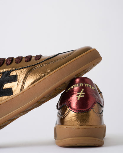 Another Trend A03258D1 Las Vegas Dark Gold Trainers