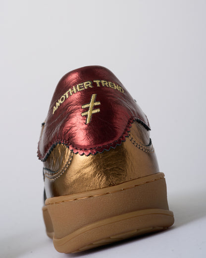 Another Trend A03258D1 Las Vegas Dark Gold Trainers