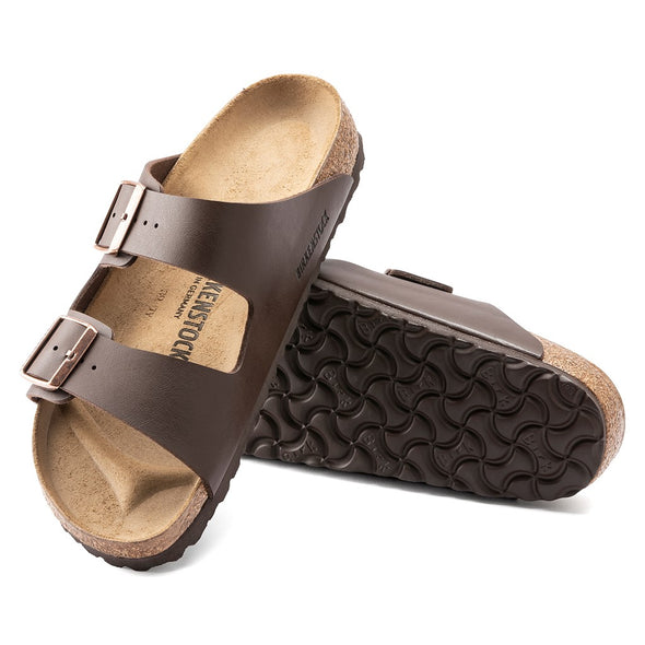 Birkenstock 51703 Arizona Birko-Flor Dark Brown Sandals