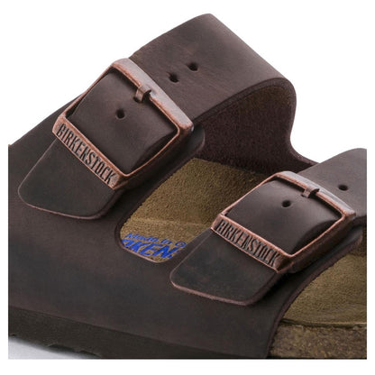Birkenstock 0452761 Arizona Soft Footbed Natural Leather Oiled Habana Brown Sandals