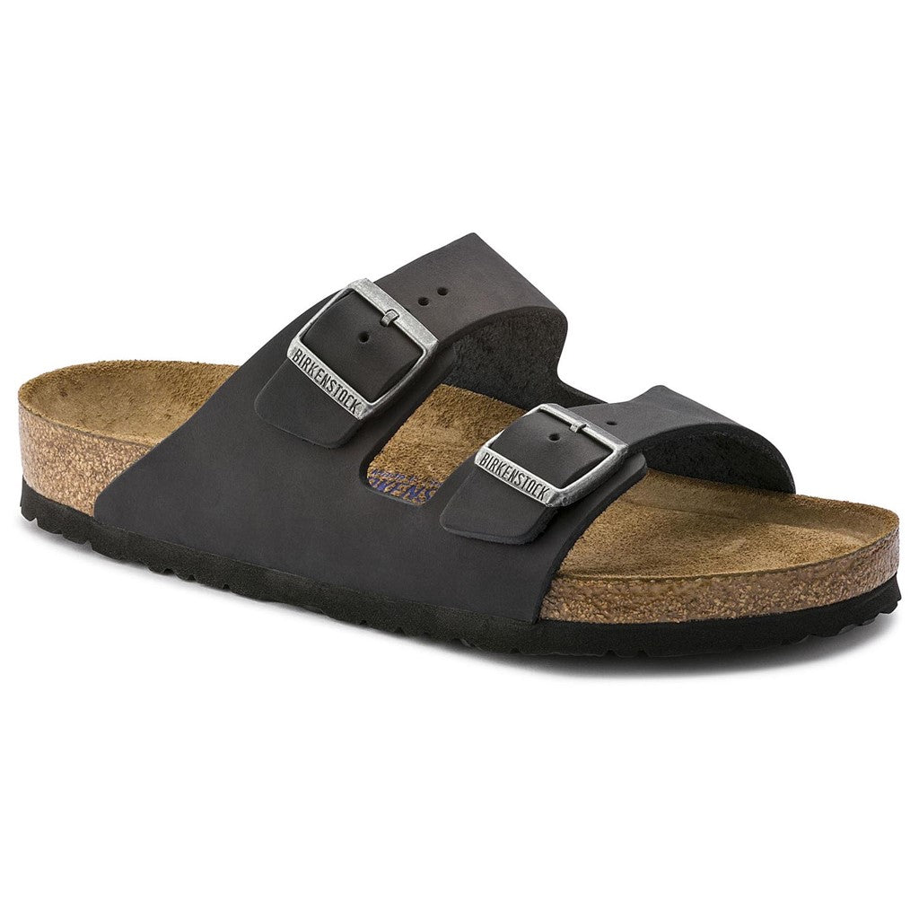 Birkenstock 0752483 Arizona BS Black 2 Strap Sandals