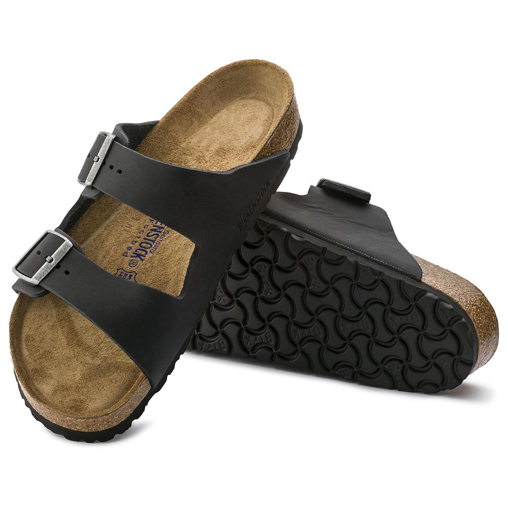 Birkenstock 0752483 Arizona BS Black 2 Strap Sandals The Shoe