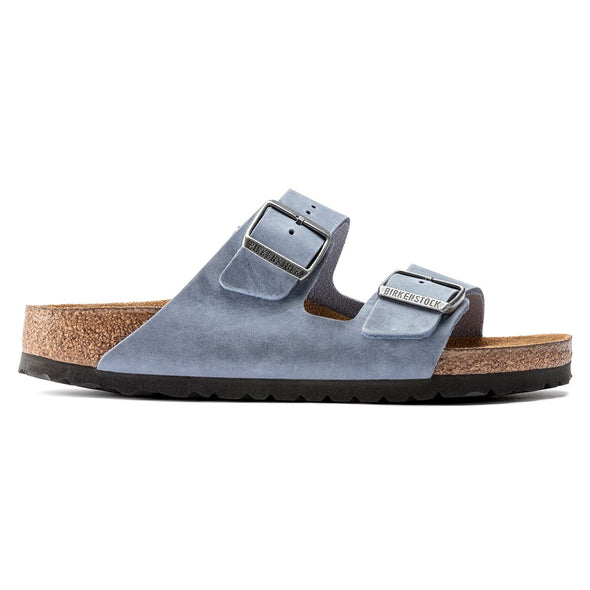 Birkenstock 1022509 Arizona Oiled Leather Dusty Blue Sandals