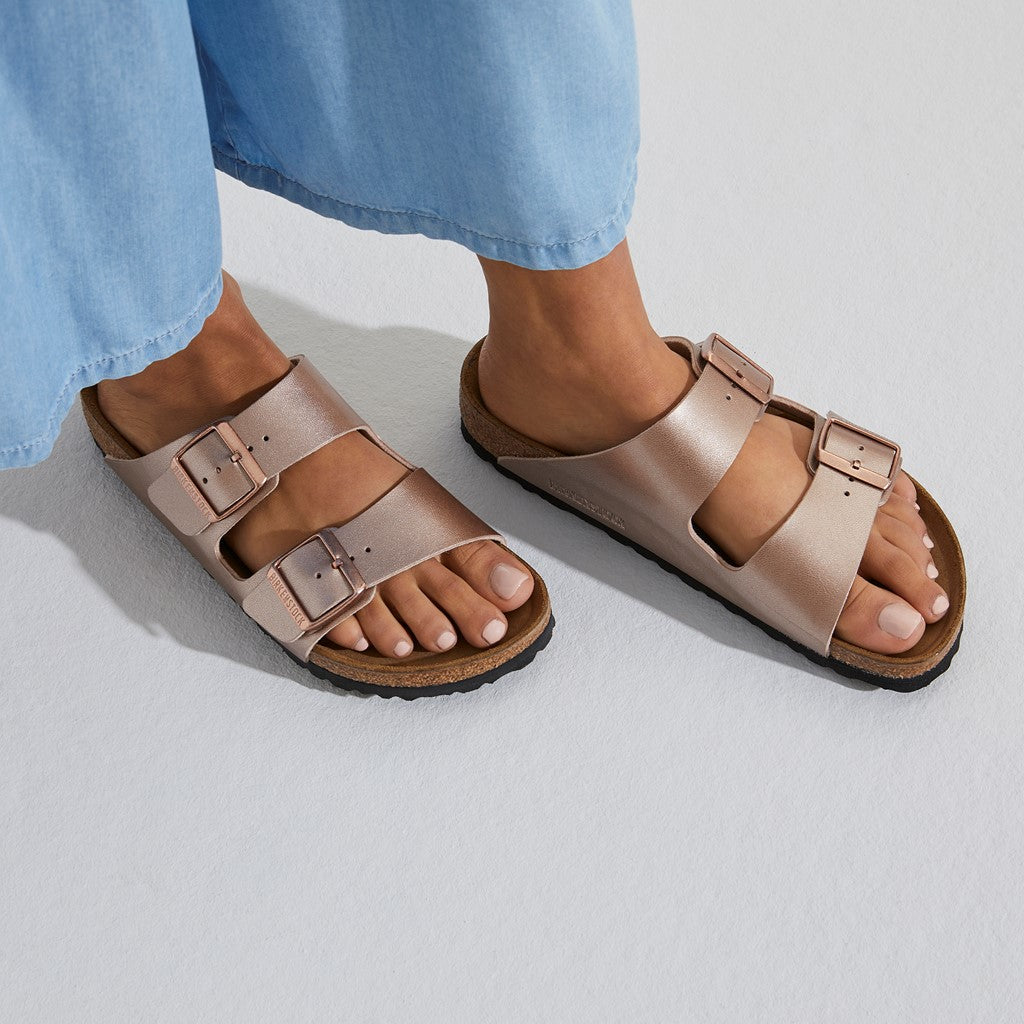 Birkenstock 1023960 Arizona Birko Flor Copper Sandals