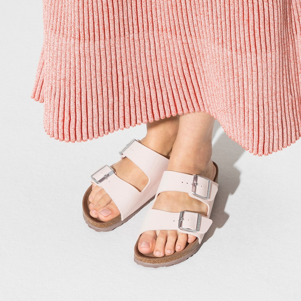 Birkenstock 1019635 Arizona Birko-Flor Nubuck Light Rose Sandals