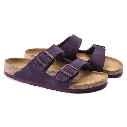 Birkenstock 1021265 Arizona Suede Leather Purple Wine Sandals
