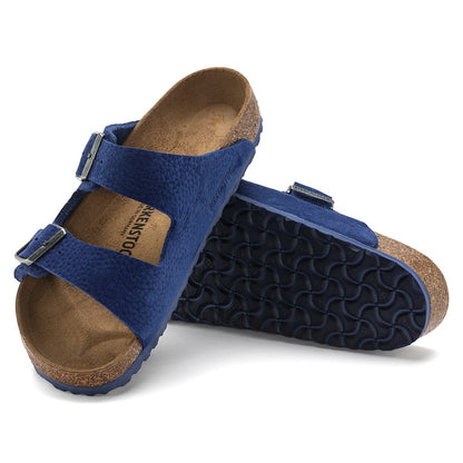 Birkenstock 1024656 Arizona Nubuck Leather Desert Buck Indigo Blue Sandals