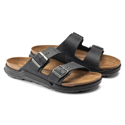 Birkenstock 1018461 Arizona Oiled Leather Black Sandals