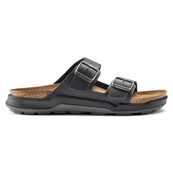 Birkenstock 1018461 Arizona Oiled Leather Black Sandals
