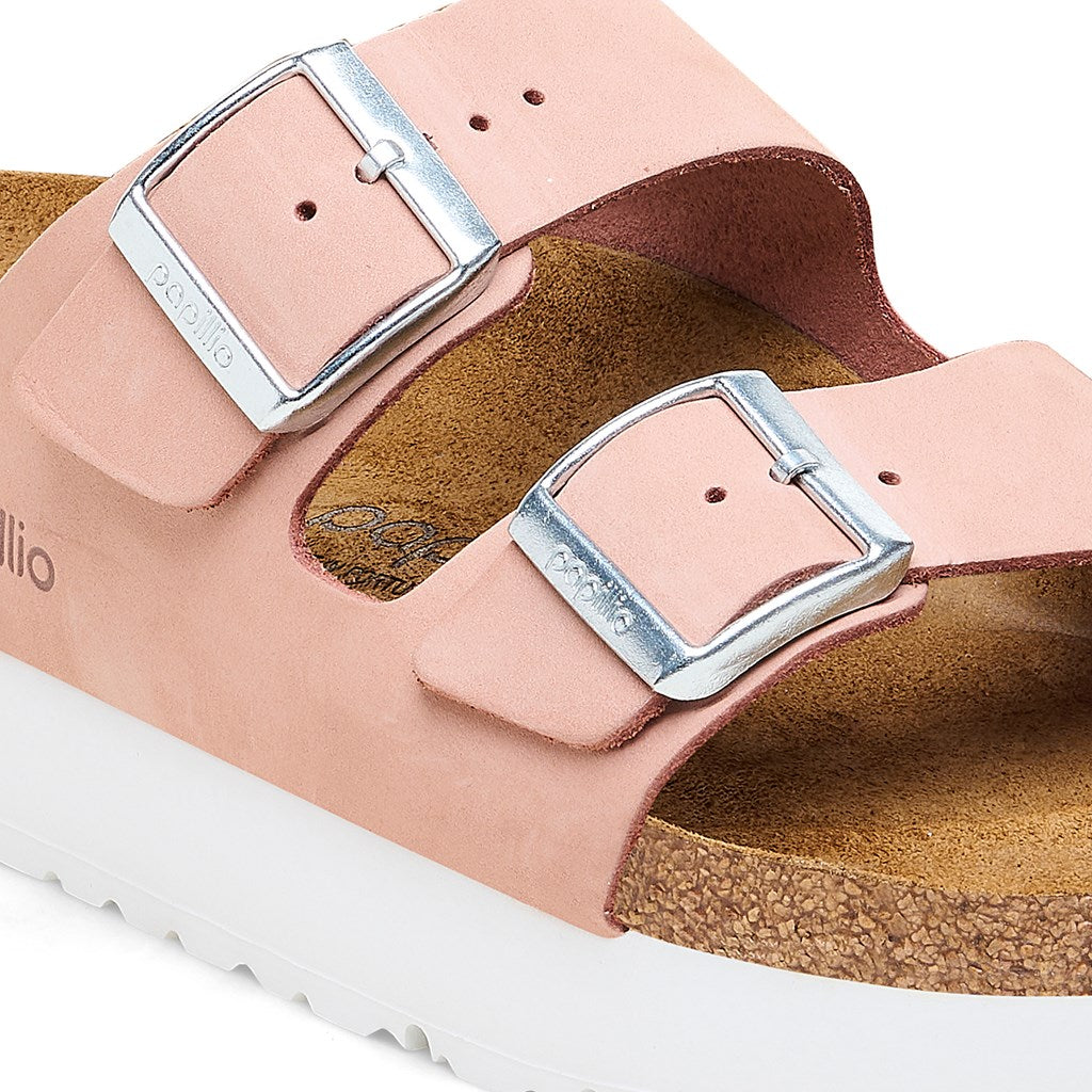 Birkenstock 1026894 Papillio Arizona Platform Flex Soft Pink Sandals