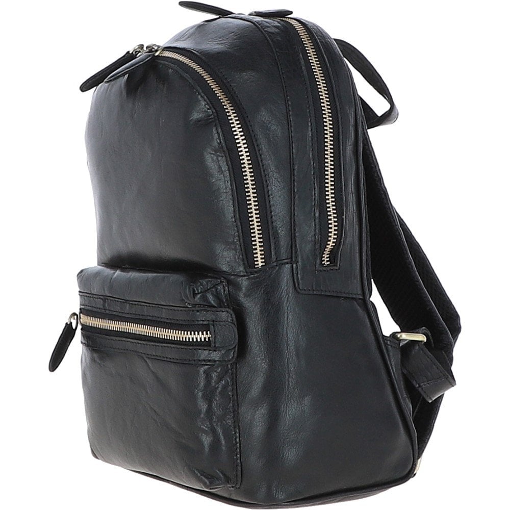 ashwood leather backpack Ashwood Leather G-38 Black/Mud Backpack – The Shoe Parlour