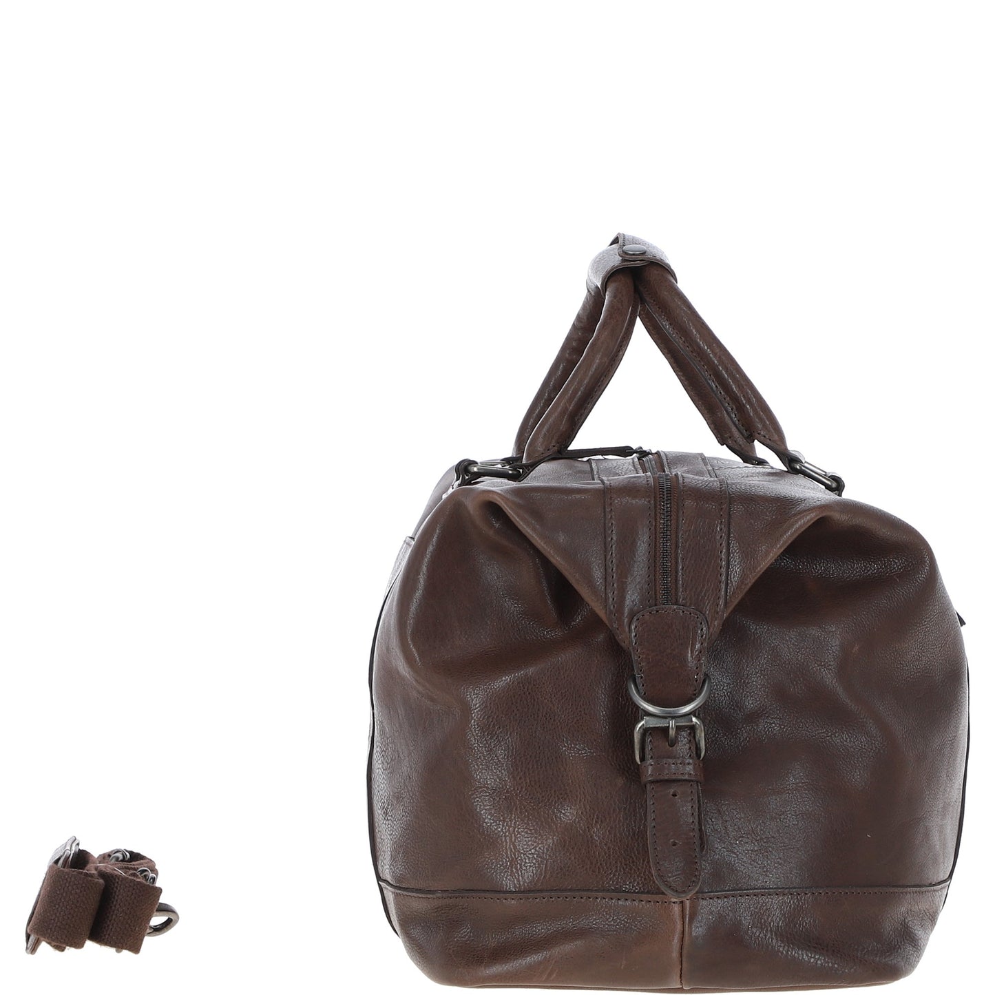 Ashwood Leather Austin Brown Leather Holdall