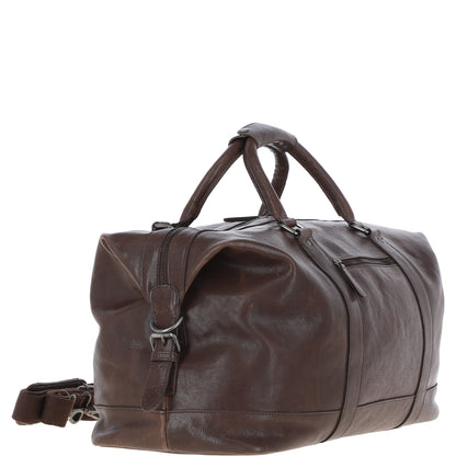 Ashwood Leather Austin Brown Leather Holdall