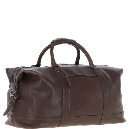 Ashwood Leather Austin Brown Leather Holdall