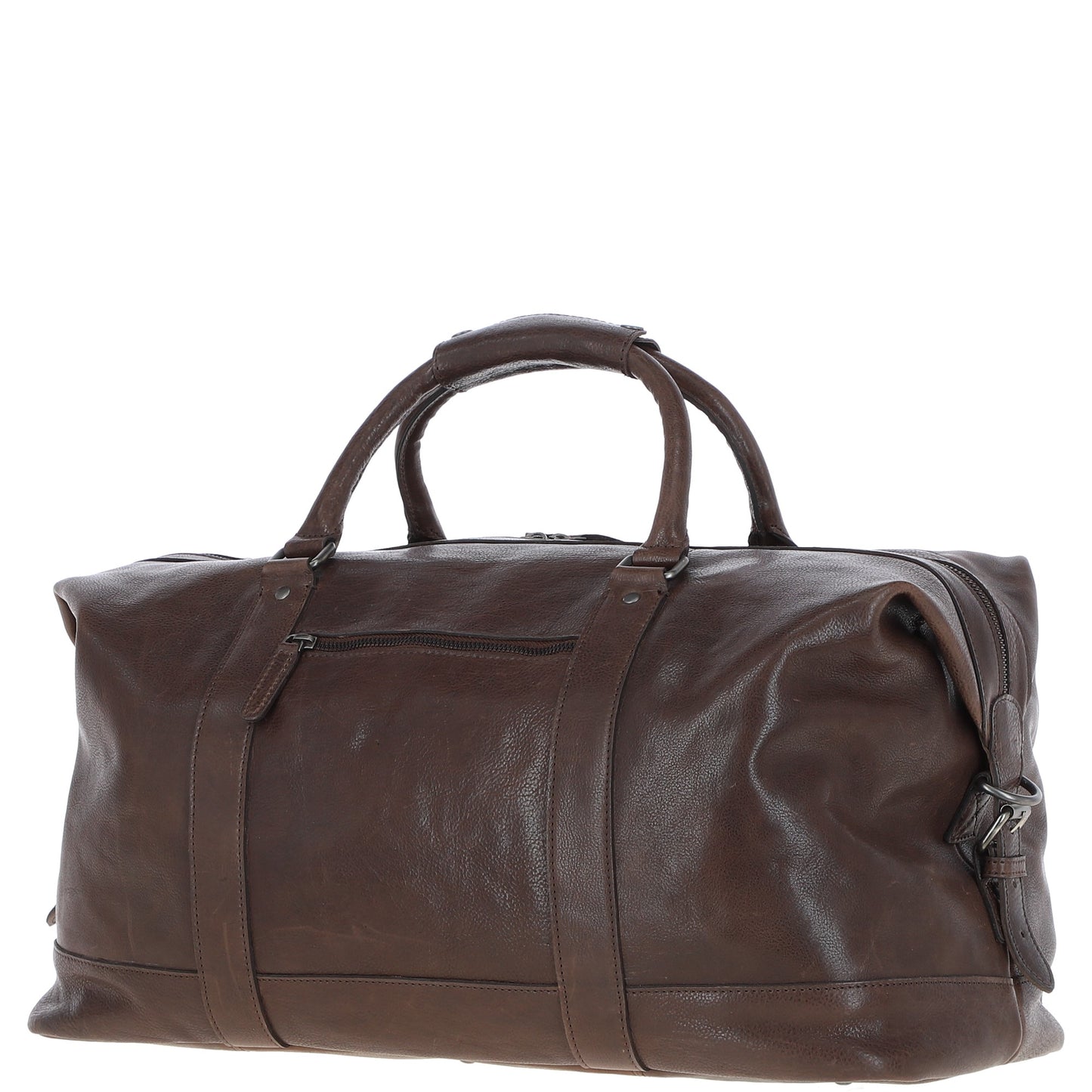 Ashwood Leather Austin Brown Leather Holdall