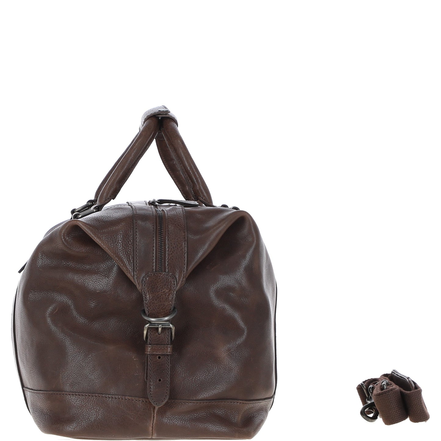 Ashwood Leather Austin Brown Leather Holdall