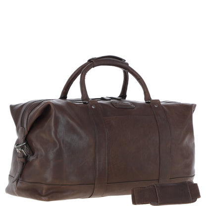 Ashwood Leather Austin Brown Leather Holdall