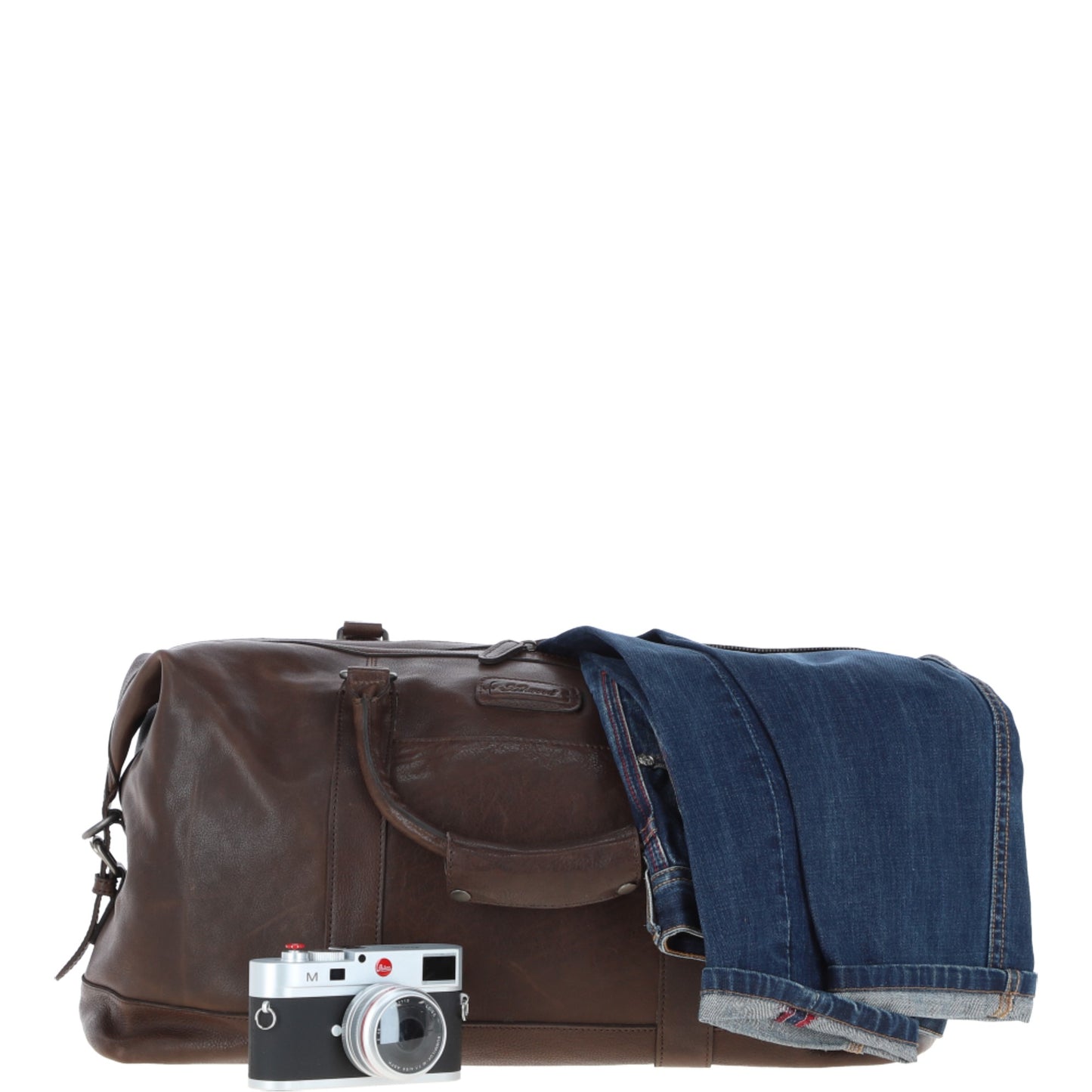 Ashwood Leather Austin Brown Leather Holdall