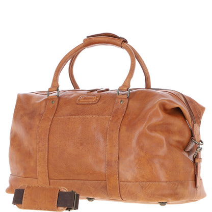 Ashwood Leather Austin Tan Leather Holdall