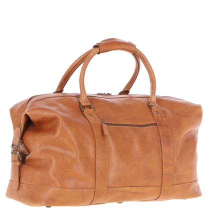 Ashwood Leather Austin Tan Leather Holdall