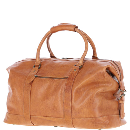 Ashwood Leather Austin Tan Leather Holdall