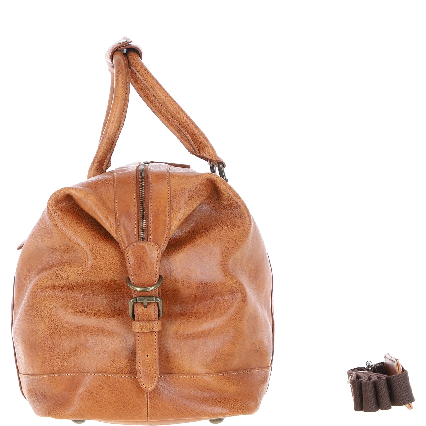 Ashwood Leather Austin Tan Leather Holdall