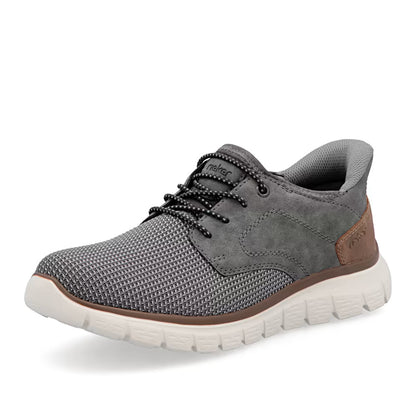 Rieker B6658-42 Grey G 1/2 Fit Slip On Shoes