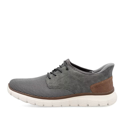 Rieker B6658-42 Grey G 1/2 Fit Slip On Shoes