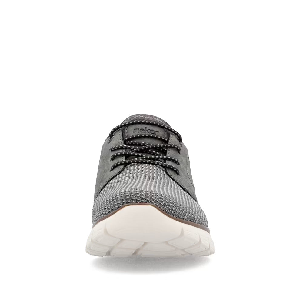 Rieker B6658-42 Grey G 1/2 Fit Slip On Shoes