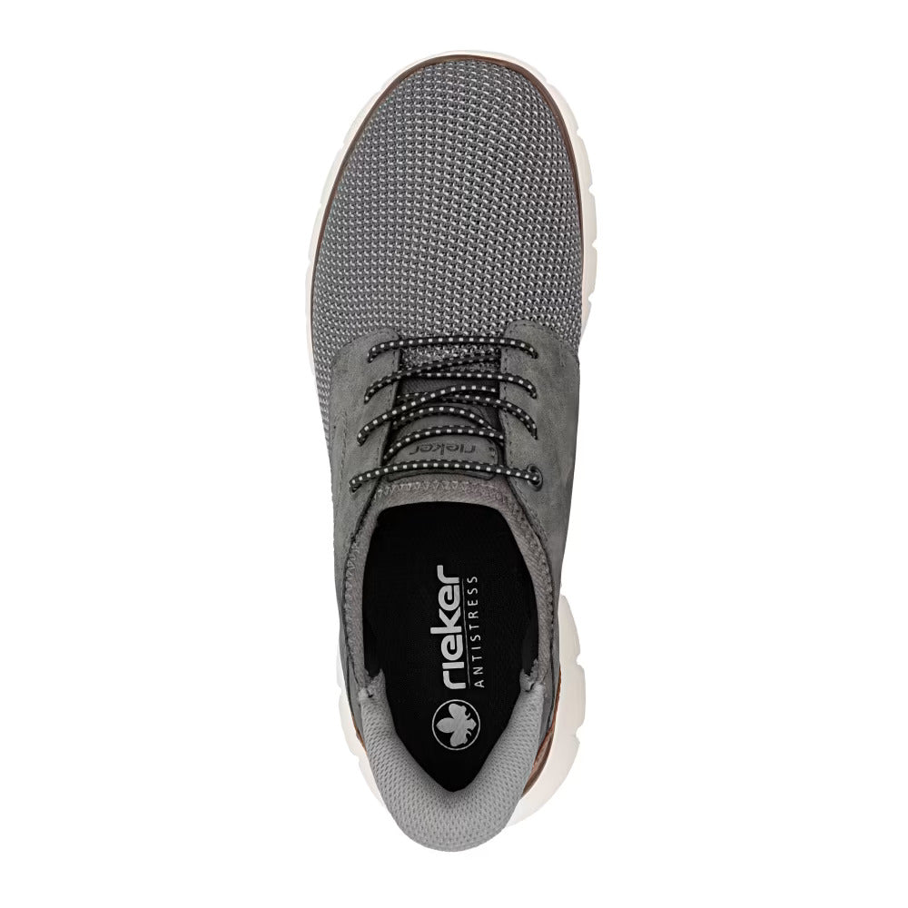 Rieker B6658-42 Grey G 1/2 Fit Slip On Shoes