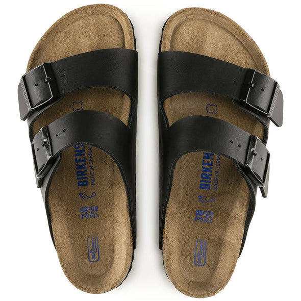 Birkenstock 551253 Arizona Black Soft Footbed Sandals