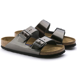 Birkenstock 1000295 Arizona Metallic Anthracite Sandals