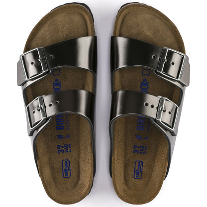 Birkenstock 1000295 Arizona Metallic Anthracite Sandals