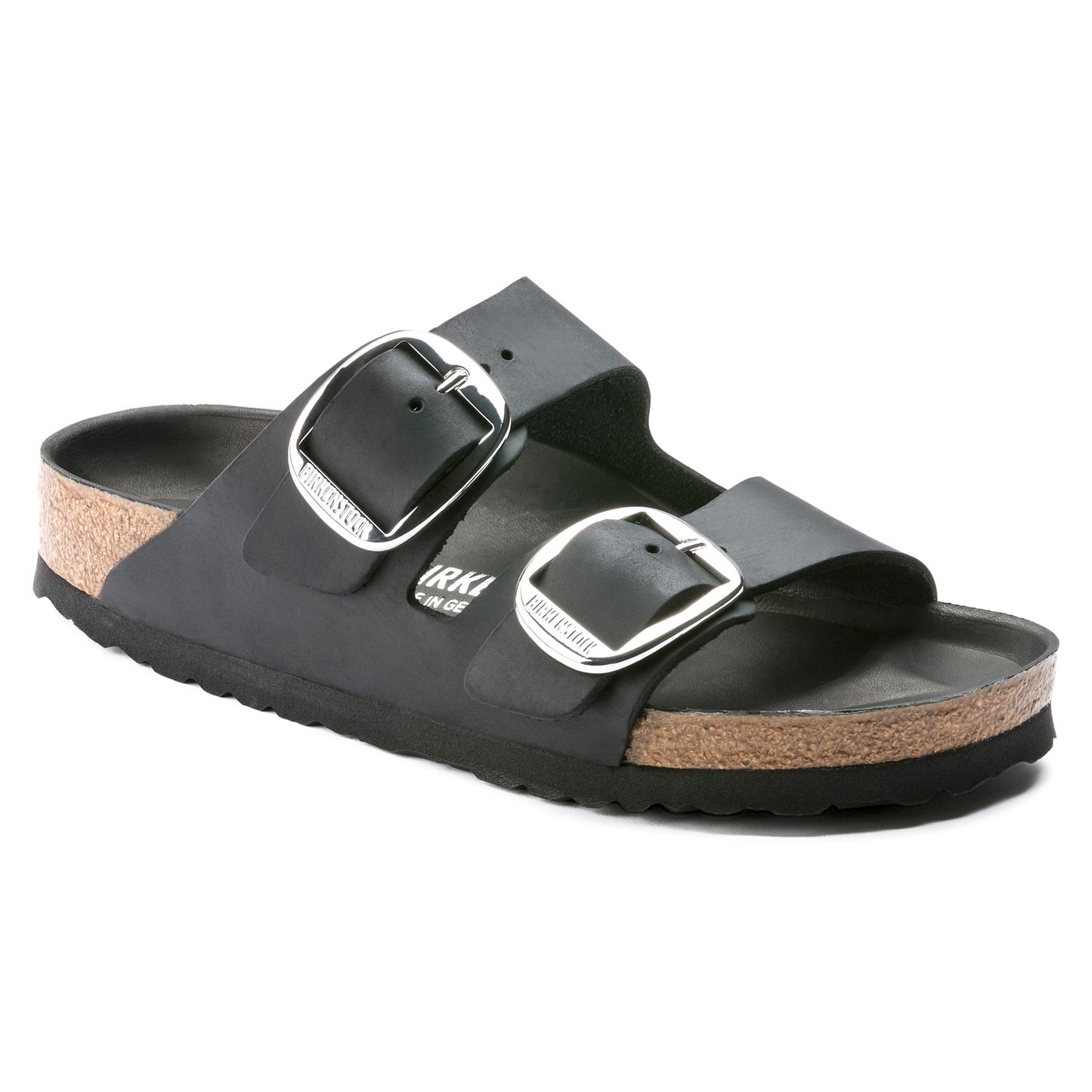Birkenstock 1011075 Arizona Black Big Buckle Sandals
