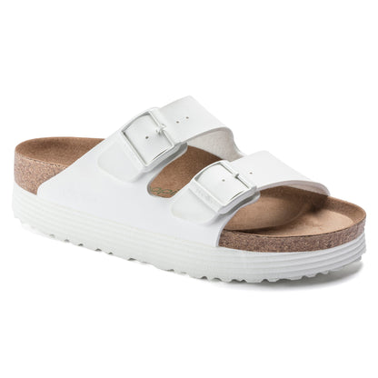 Birkenstock 1018581 Papillio Arizona Grooved Vegan White Sandals
