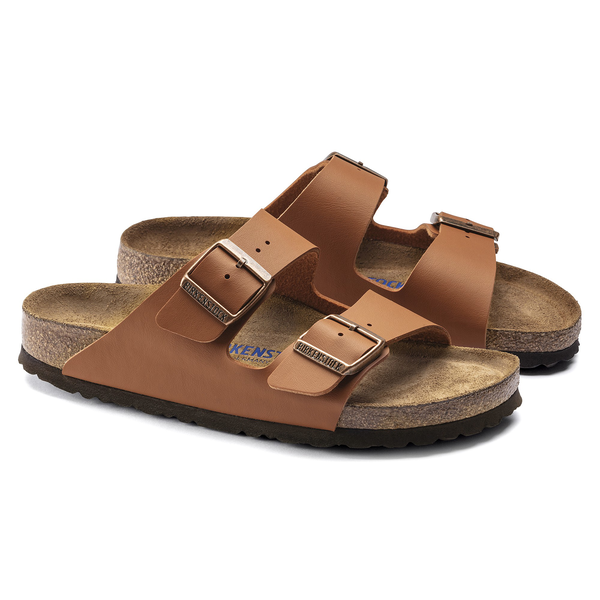 Birkenstock 1019119 Arizona Ginger Brown Double Strap Sandals - Mens