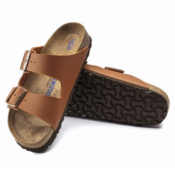 Birkenstock 1019119 Arizona Ginger Brown Double Strap Sandals - Mens